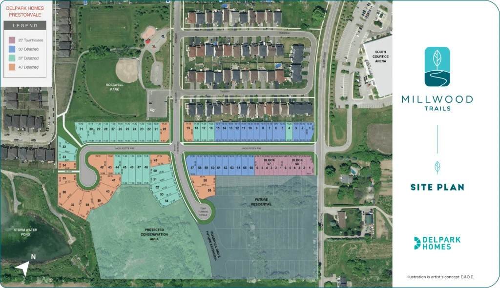 Millwood Trails Site Plan